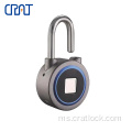 Cap jari Bluetooth Padlock Pusingan Kalis Kalis air